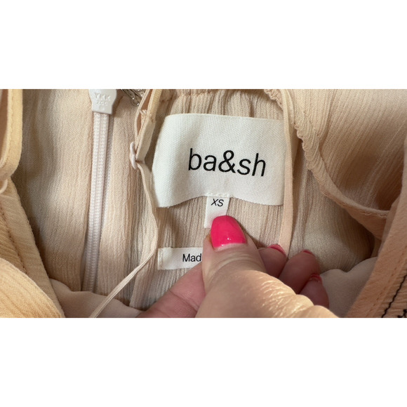 NWOT BA&SH Nude Pink Nadja Maxi Dress Open Back Boho Fairy XS US 4 - Picture 6 of 6